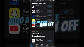 Apple App Store Auto Update Turn off tips #galaxystation #iphone #ios