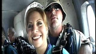 Jackie's first time skydiving at Skydive City,Z-Hills,Zephyrhills!