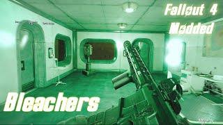 Fallout 4 Weapon Mods Gameplay (The Bleachers) (No Commentary) (4k Graphics)