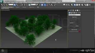 3ds max Tutorial: Scattering Objects