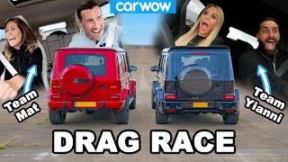 AMG G63 Drag Race: my GIRLFRIEND vs Yianni's