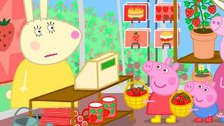 Picking Strawberries At The Strawberry Farm  | Peppa Pig Official Full Episodes