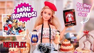 ZURU 5 Surprise Mini Brands NETFLIX! Are They Barbie Doll Sized? 13 Capsule Unboxing