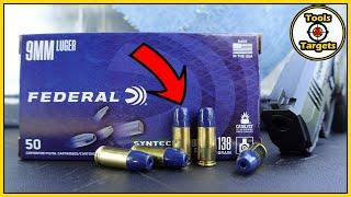 Smurf Rounds!...Federal Syntech 9MM Self-Defense AMMO Test!