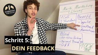 Schritt 5: Dein Feedback | "In 5 Schritten zur PERSONAL BRAND" | Mark Schaub - PERSONAL BRANDING