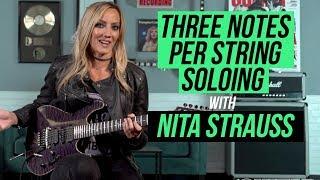 Three Notes Per String Soloing with Nita Strauss!