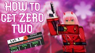 All Star Tower Defense | How to get Zero Two