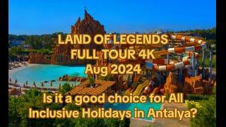 LAND OF LEGENDS KINGDOM HOTEL- Full Tour- Antalya Turkey Holdiays @draizazawan