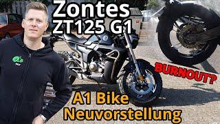 Zontes ZT125 G1 (A1 Bike) | Neuvorstellung | Test & Probefahrt | Review | Bikeporn | [DE|4K]