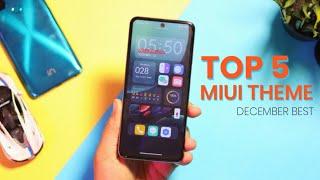 MIUI 12 Top 5 New Themes | Best MIUI 12 Themes in December 2020 | Premium Themes 