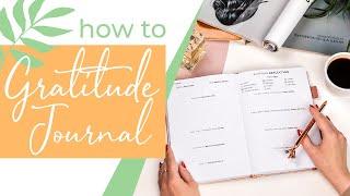 How to Keep a Gratitude Journal