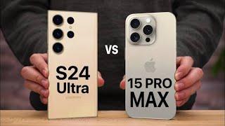 iPhone 15 Pro Max Vs Samsung Galaxy S24 Ultra - Full Comparison! #s24ultra #15promax