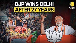 Delhi Election Results 2025: BJP Wins Delhi After 27 Years; AAP, Congress Loses | WION Originals