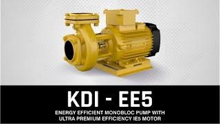 Energy-efficient KDI EE5 Monobloc Pump by Kirloskar Brothers Limited