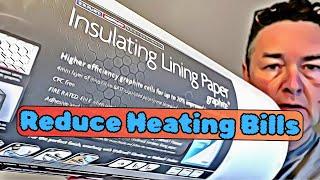 Saving Money on Heating with Mav Insulating Lining Paper Graphite Plus