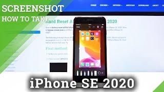 How to Capture Screen in  iPhone SE 2020 – Screenshot Tutorial