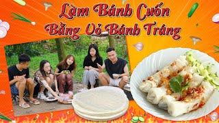 LÀM BÁNH CUỐN BẰNG VỎ BÁNH TRÁNG | Hai Anh Em Phần 401 | Phim Học Đường Hài Hước Hay Nhất Gãy Med