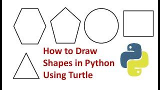 Python Turtle Module | How to Draw Shapes in Python using Turtle in Hindi