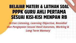 LATIHAN SOAL MATERI PPPK GURU SESUAI KISI-KISI MENPAN RB #pppk2024 #pppkguru