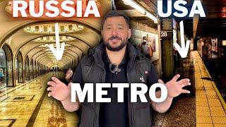 American In Moscow Showing THE BEST METRO IN THE WORLD!