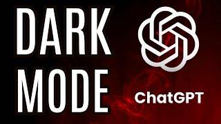 How to Enable Dark Mode on ChatGPT