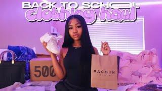 $1000+ BACK TO SCHOOL CLOTHING HAUL | shein, skims, plt, fashion nova, etc…