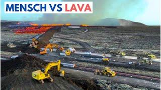 ISLANDS MEGA Lava-Barriere: Mensch gegen die NATURGEWALT