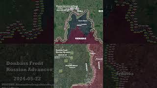 Ukraine Invasion of Kursk/Курск and Russian Advance on  Pokrovsk/ Покровск Animated Map