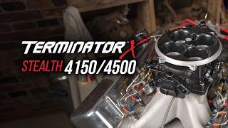 Ditch the Carb and Go EFI with Holley Terminator X Stealth 4500 and 4150