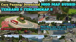 Cara Pasang /Download MOD MAP BUSSID Terbaru !! Terlengkap !! Terkumplit !! dijamin 100% Berhasil !!