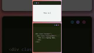 Typing Animation With pure HTML CSS only 