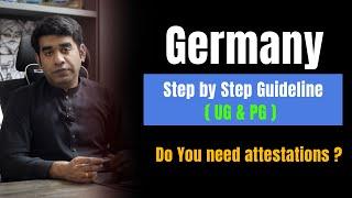 Germany | Step by Step Guideline (UG & PG) | Attestation | Blocked Account