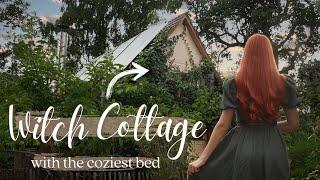 I'm moving into a witch cottage  Tiny Home Tour