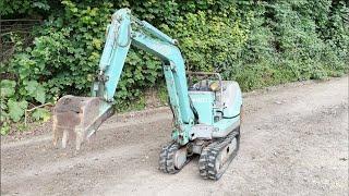 KOBELCO SK007 0.75 TON MINI DIGGER EXCAVATOR WITH BUCKET