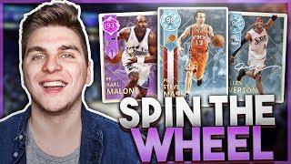 SPIN THE WHEEL OF PLAYERS WITH NO RINGS! NBA 2K18 SQUAD BUILDER