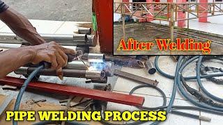 How To Welding For Beginners - Iron Pipe Welding