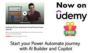 Learn to build Power Automate Flows with AI Builder and Copilot in 2025