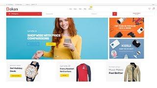 Create a Multi-Vendor eCommerce Marketplace Website with WooCommerce, Dokan Plugin &  Marketo theme