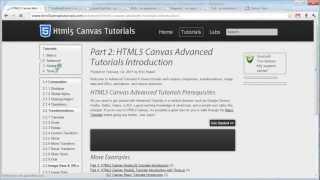 Introduction - HTML5 Canvas Basics Tutorial 1