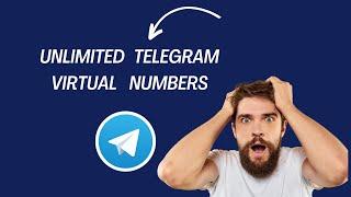 HOW TO CREATE UNLIMITED TELEGRAM ACCOUNTS WITHOUT PHONE NUMBER 2024