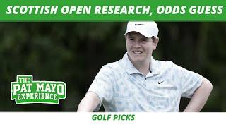 2024 Scottish Open Picks, Research, Guess The Odds | 2024 Golf Picks