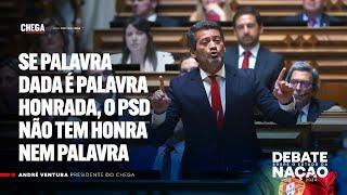 Se palavra dada é palavra honrada, o PSD não tem honra nem palavra