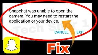 How To Fix Snapchat Unable To Open Camera Problem Solve New Method