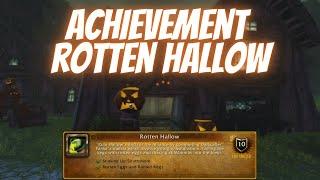 Achievement Rotten Hallow Hallow`s End Event World of Warcraft Wrath of the Lich King