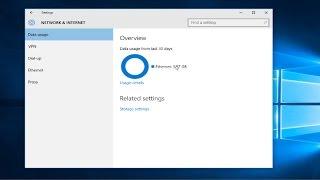 How To View Network Data Usage In Windows 10