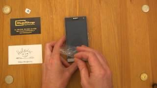 Sony Xperia SL - Распаковка и первое включение