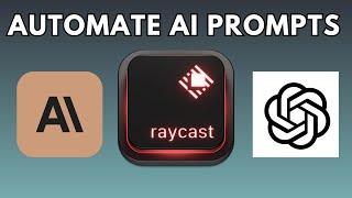 Save Time Writing AI Prompts with Raycast Snippets