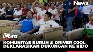 Ridwan Kamil-Suswono Dapat Dukungan dari Komunitas Buruh dan Driver Ojol di Jakarta