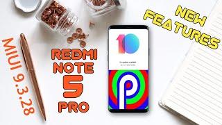 MIUI 10 9.3.28 Android Pie 9.0 Features In Redmi Note 5 Pro | English