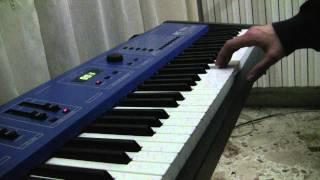 Rammstein - Du Hast on keyboard original intro sounds (Oberheim MC 1000)